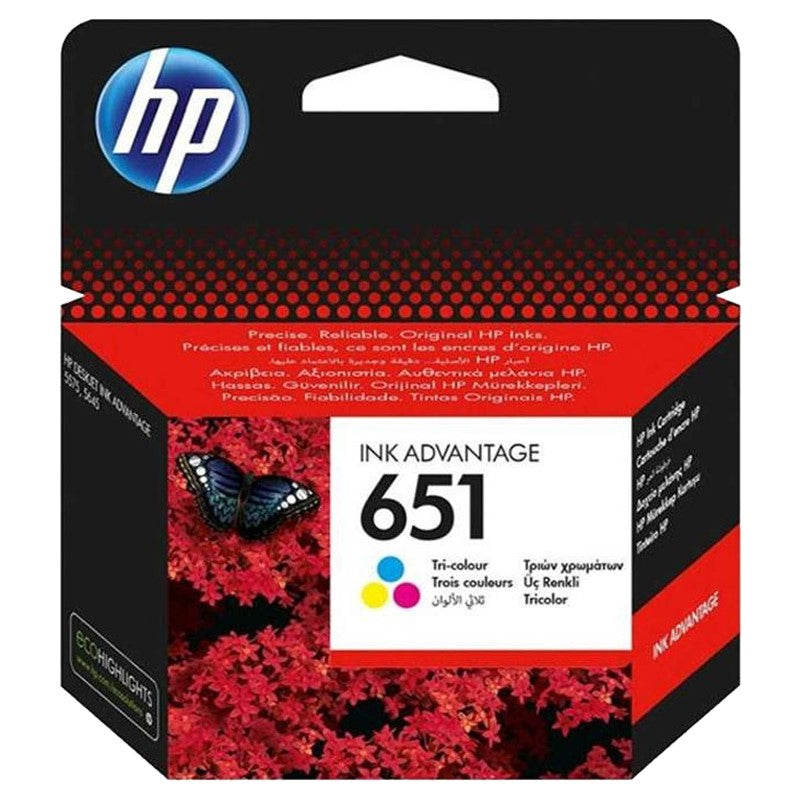 HP 651 Tri-color Original Ink Advantage Cartridge