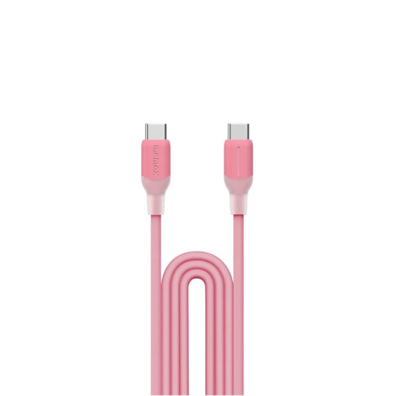 Momax 1-Link USB-C To USB-C (1.2 M / Support 60W) Charging + Data Transfer Cable (TPE + Silicon)