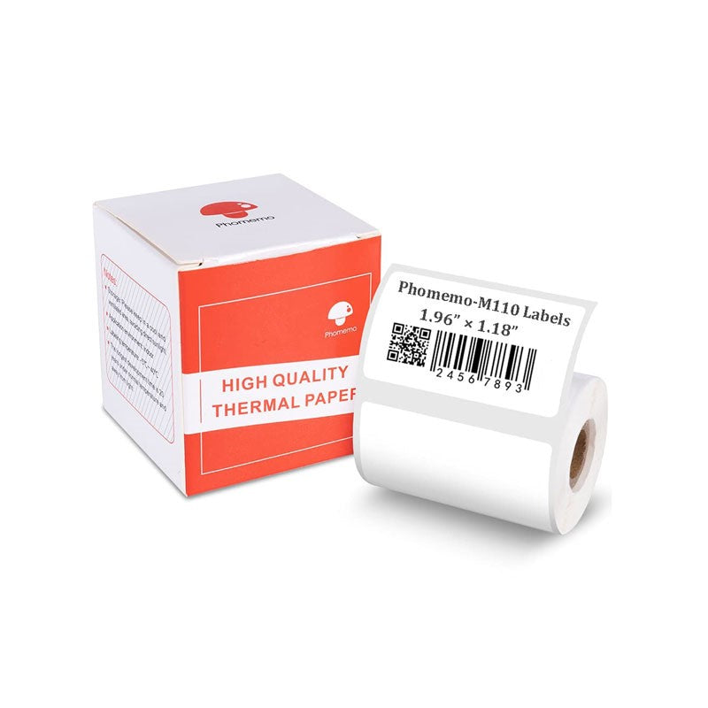 Phomemo Thermal Label Printer Lables Rolls 40mm x 30mm ( 230 Stickers ) - White