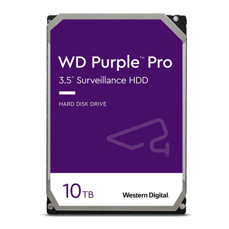 Western Digital 10 TB, Purple Pro Surveillance Internal Hard Drive HDD - SATA 6 Gb/s, 256 MB Cache, 3.5